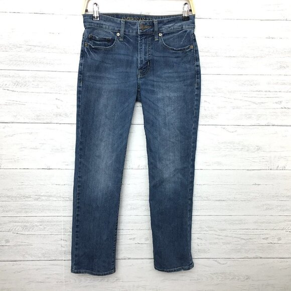 American Eagle Men's Jeans Slim Straight Extreme Flex Medium Wash size 26 x 28 - Picture 1 of 9